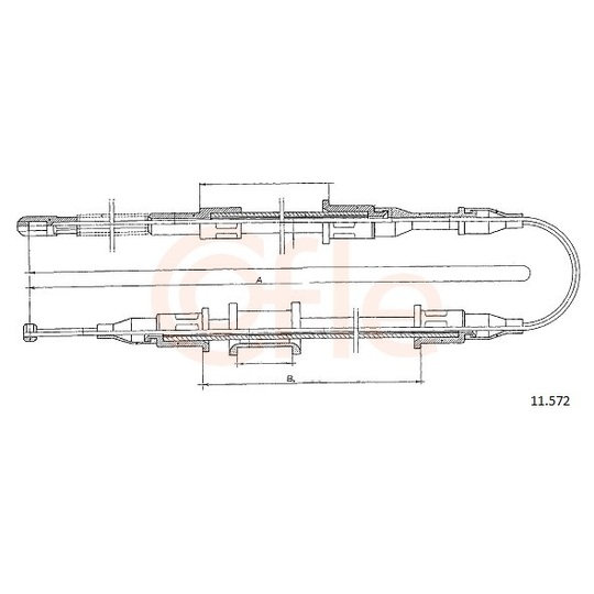 92.11.572 - Cable, parking brake 