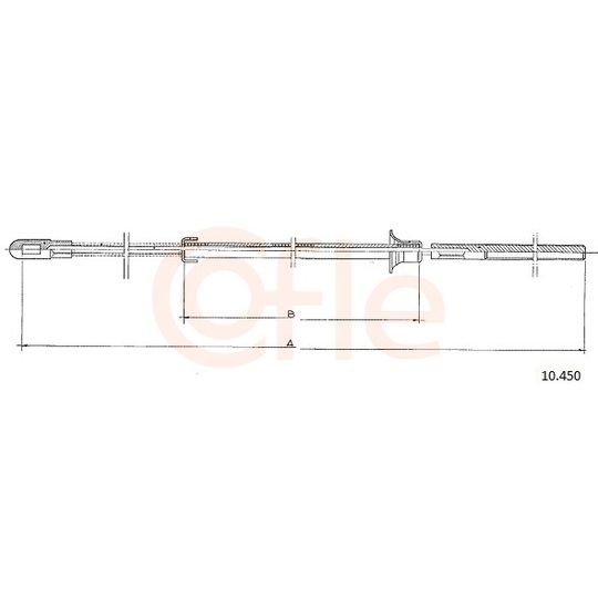 92.10.450 - Cable, parking brake 