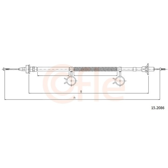 92.15.2086 - Clutch Cable 