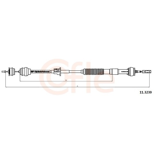 92.11.3239 - Clutch Cable 