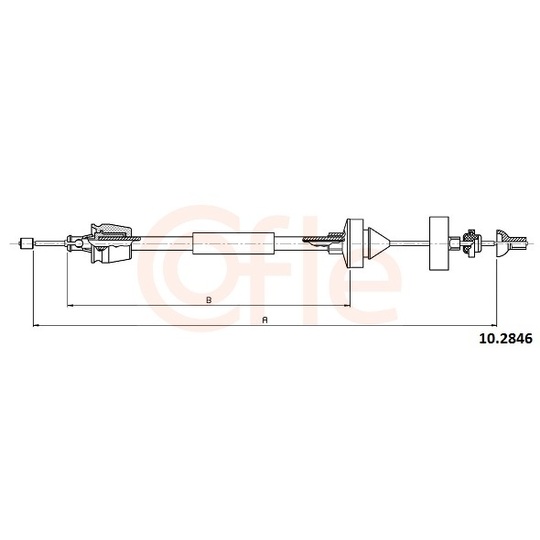 92.10.2846 - Clutch Cable 