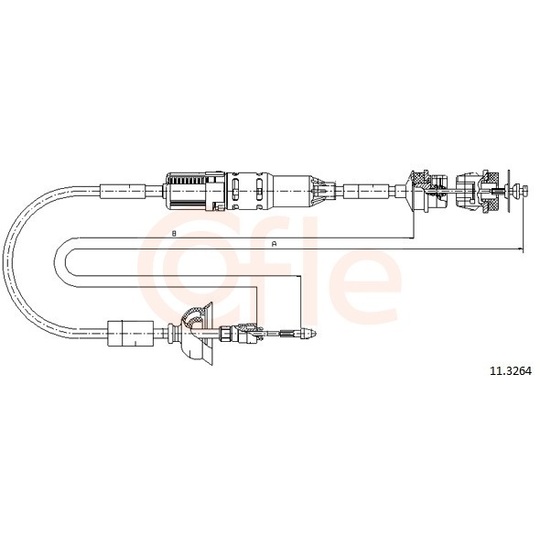 92.11.3264 - Clutch Cable 