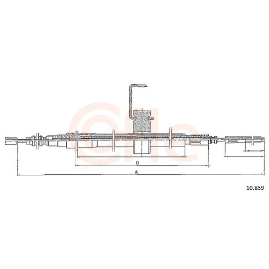 92.10.859 - Cable, parking brake 