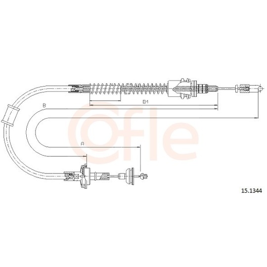 92.15.1344 - Clutch Cable 