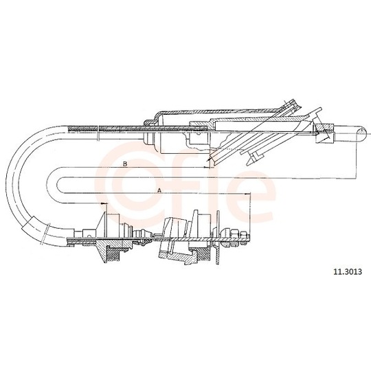 92.11.3013 - Clutch Cable 