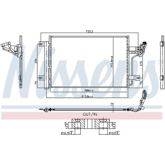 940984 - Condenser, air conditioning 