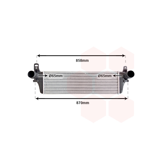 58004313 - Intercooler, charger 