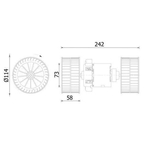 AB 87 000S - Interior Blower 