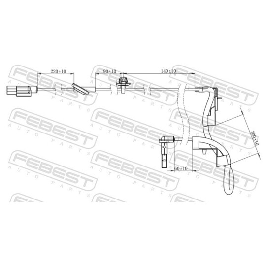 04606-018 - Sensor, wheel speed 