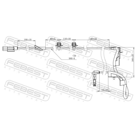 04606-017 - Sensor, wheel speed 