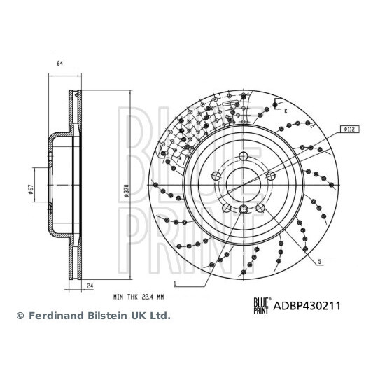 ADBP430211 - Brake Disc 