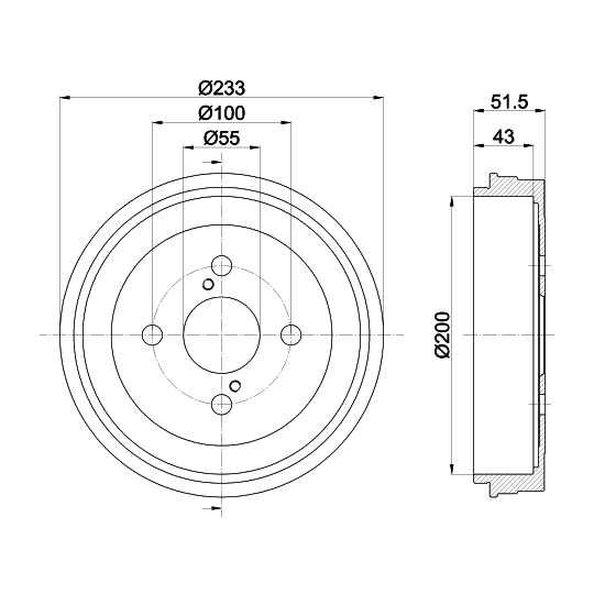 MBD267 - Brake Drum 