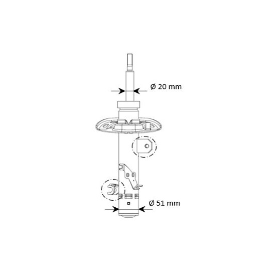 3338069 - Shock Absorber 