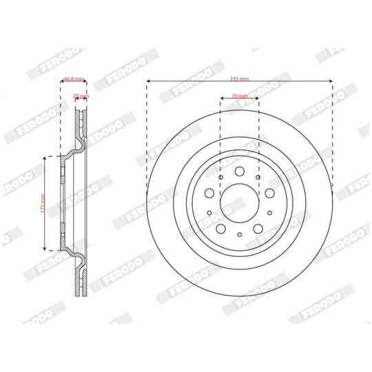 DDF3016C-1 - Brake Disc 