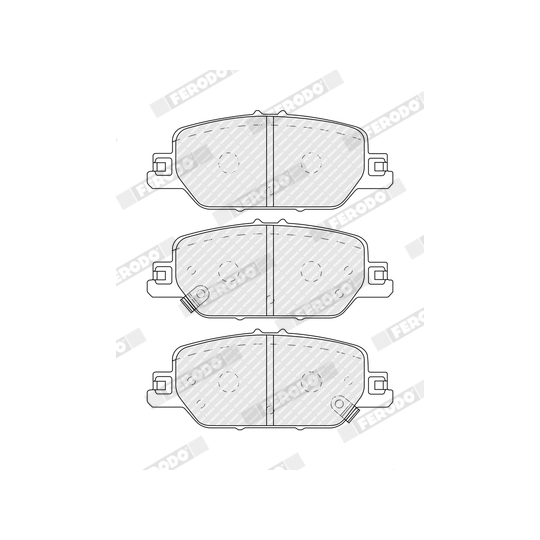 FDB4964 - Brake Pad Set, disc brake 