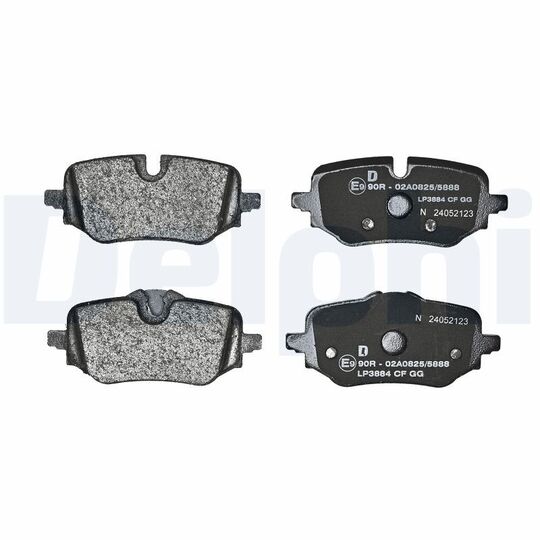 LP3884 - Brake Pad Set, disc brake 