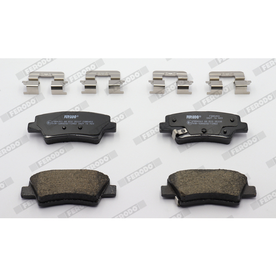 FDB5450 - Brake Pad Set, disc brake 