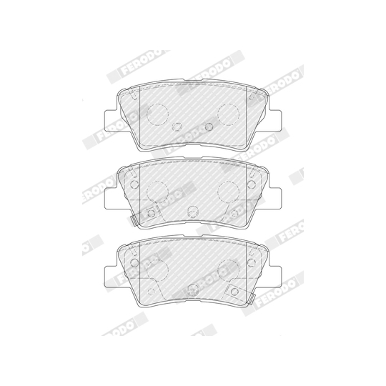 FDB5450 - Brake Pad Set, disc brake 