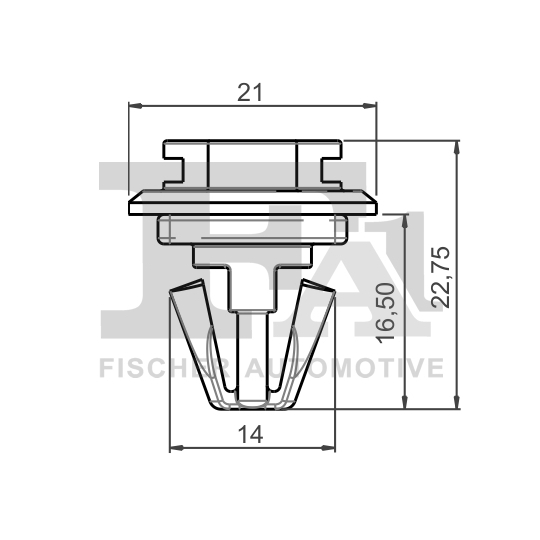 22-40017.25 - Clip, trim/protection strip 