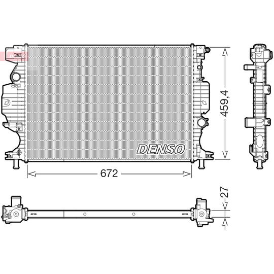 DRM10125 - Radiator, engine cooling 