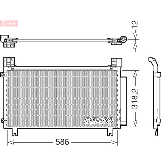 DCN50134 - Condenser, air conditioning 