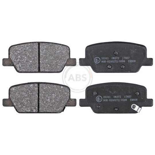 35341 - Brake Pad Set, disc brake 