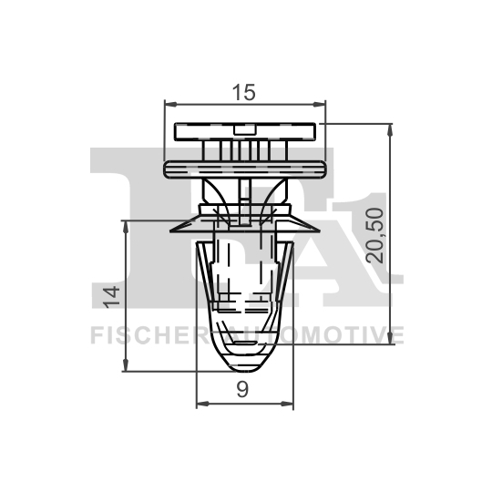 11-40030.5 - Clip, trim/protection strip 