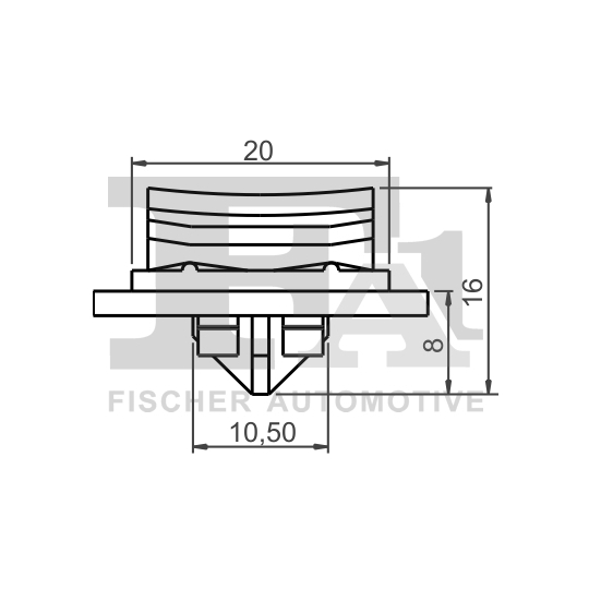 13-40017.10 - Retaining Clip, windows 