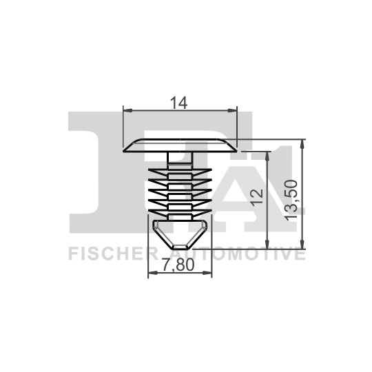 14-10001.5 - Clip, trim/protection strip 