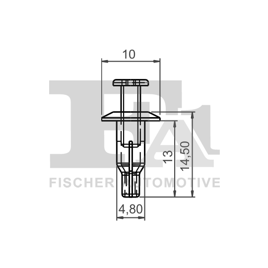 73-30009.5 - Clip, trim/protection strip 