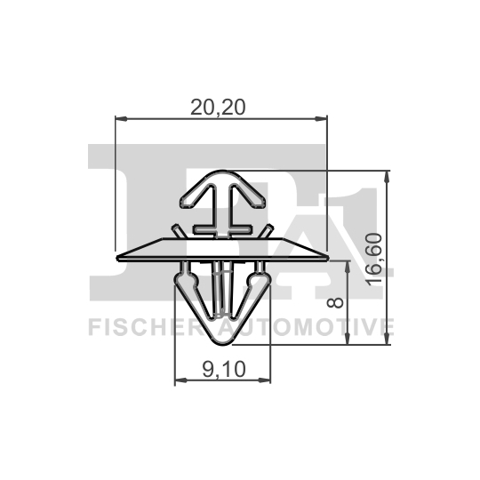 22-40026.25 - Clip, trim/protection strip 