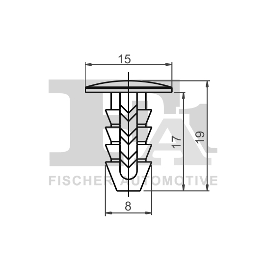 33-10004.5 - Clip, trim/protection strip 