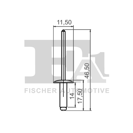 12-20009.5 - Assortment, blind rivets 