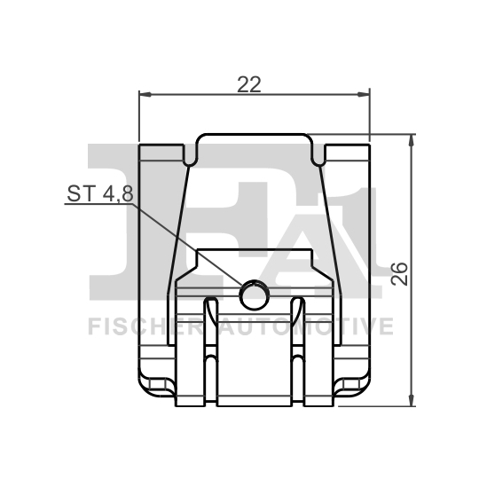 14-40088.25 - Sheet Metal Nut 