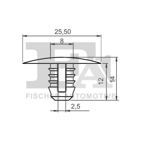 11-10007.5 - Clip, trim/protection strip 