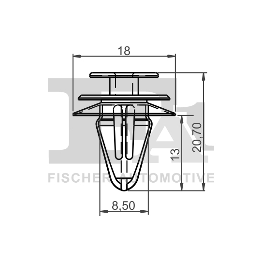 78-40010.5 - Clip, trim/protection strip 