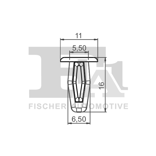 75-10010.10 - Clip, trim/protection strip 