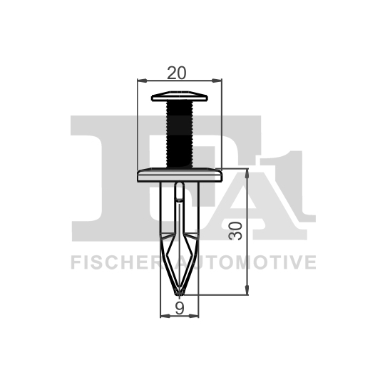 77-30003.5 - Clip, trim/protection strip 