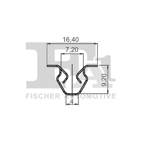 16-40002.5 - Clip, trim/protection strip 