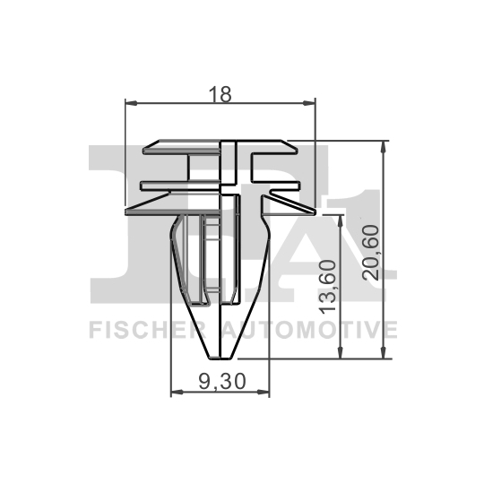 10-40027.5 - Clip, trim/protection strip 