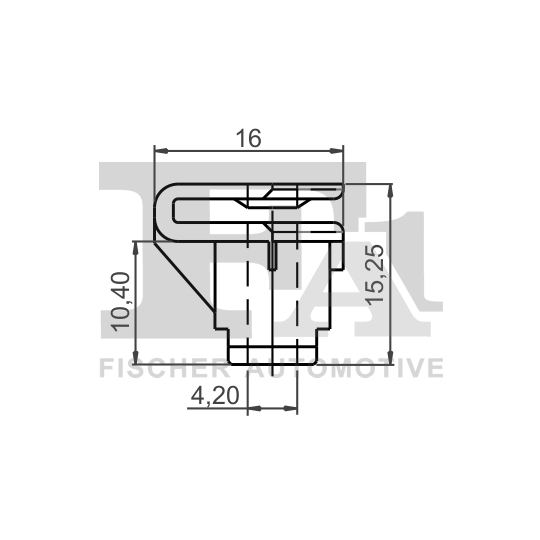 12-10012.5 - Clip, trim/protection strip 