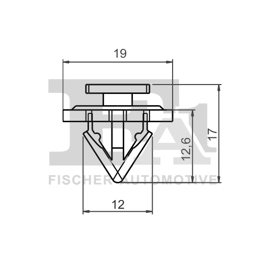 89-40006.10 - Clip, trim/protection strip 