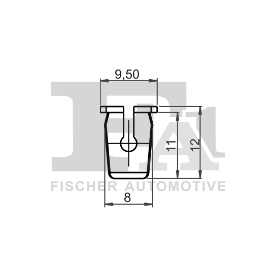 11-60004.25 - Clip, trim/protection strip 
