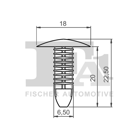 89-10003.25 - Clip, trim/protection strip 