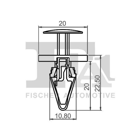 12-20007.5 - Clip, trim/protection strip 