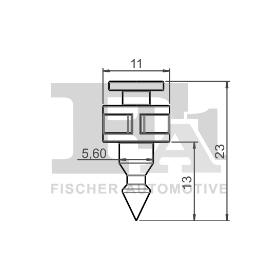 11-40123.10 - Clip, trim/protection strip 