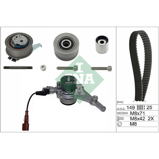 530 0835 30 - Water Pump & Timing Belt Set 