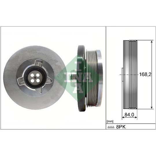 544 0508 10 - Belt Pulley, crankshaft 