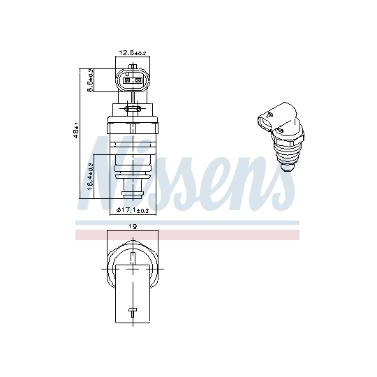 207047 - Sensor, coolant temperature 