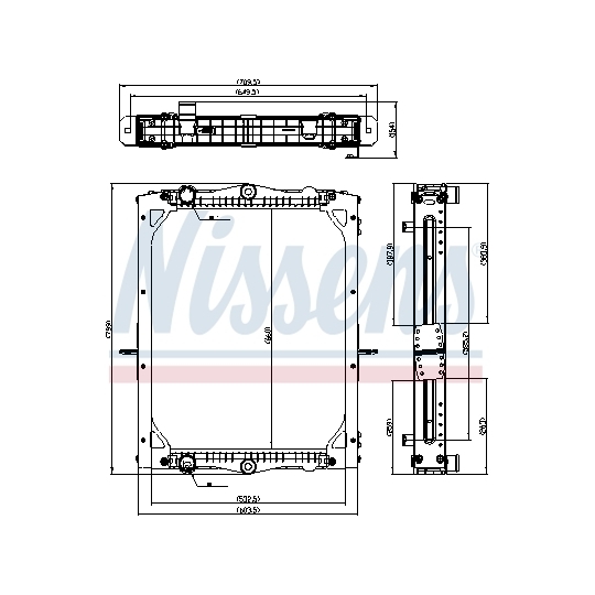 606774 - Radiaator, mootorijahutus 